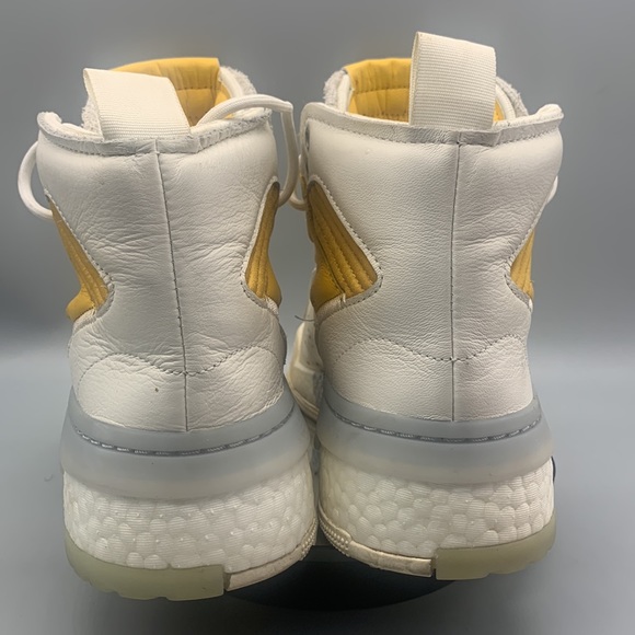 Adidas Rivalry RM White Mustard Sneakers Size 6 - Picture 6 of 9